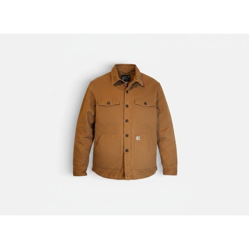 Carhartt Duck Chore Jacket Carhartt Brown Size L